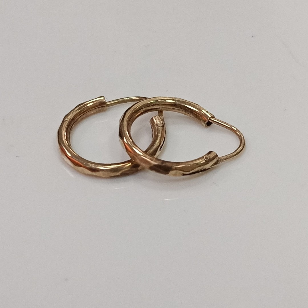 ARRACADAS PAR ORO 8 K 0.5 GRMS (SEMINUEVO)