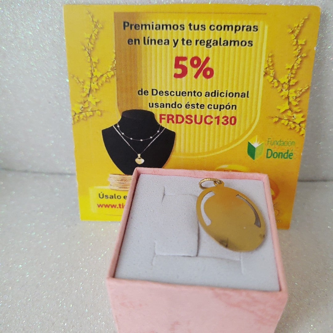 MEDALLA RELIGIOSA ORO 10 K 1.8 GRMS (SEMINUEVO)