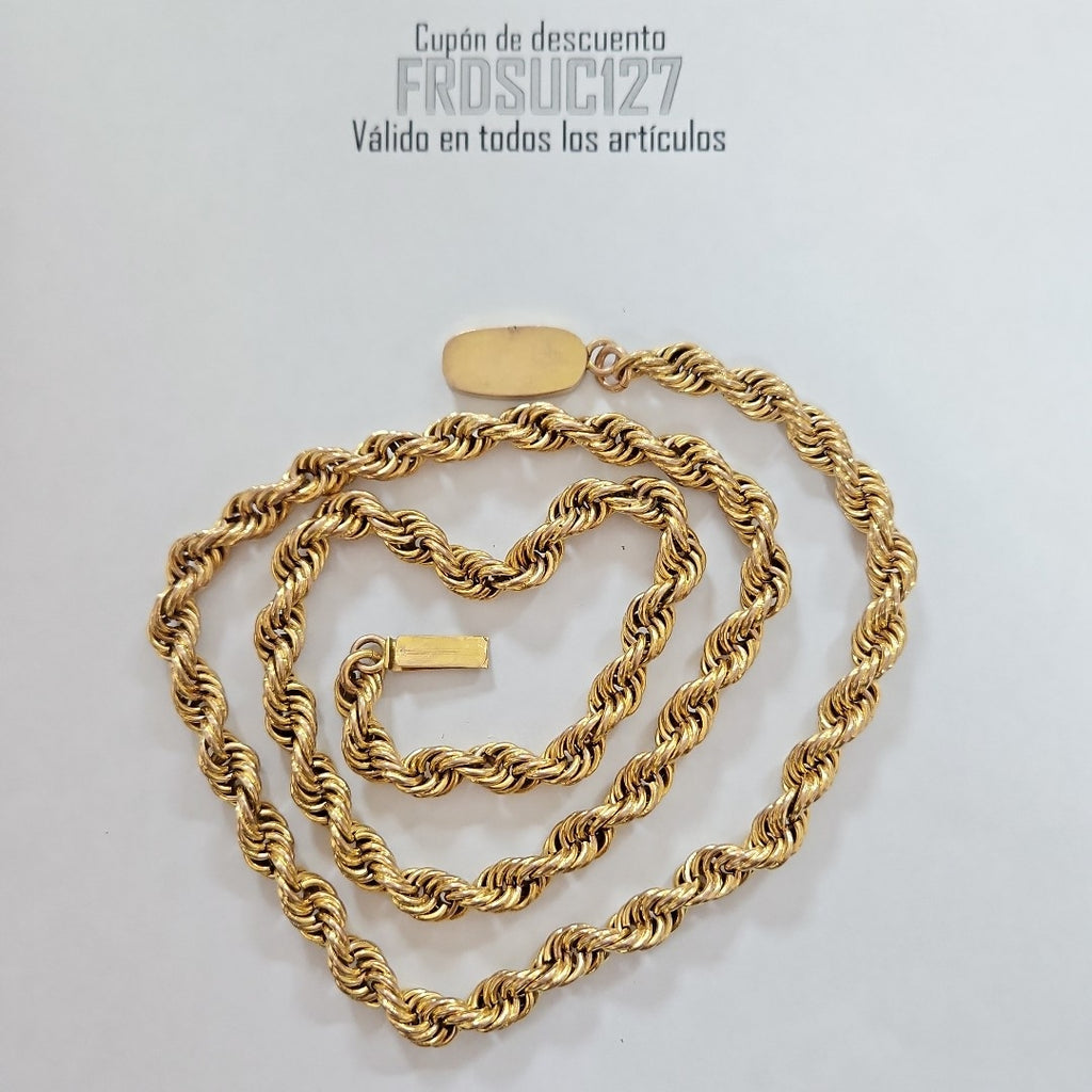 CADENA ORO 10 K 122.5 GRMS (SEMINUEVO)
