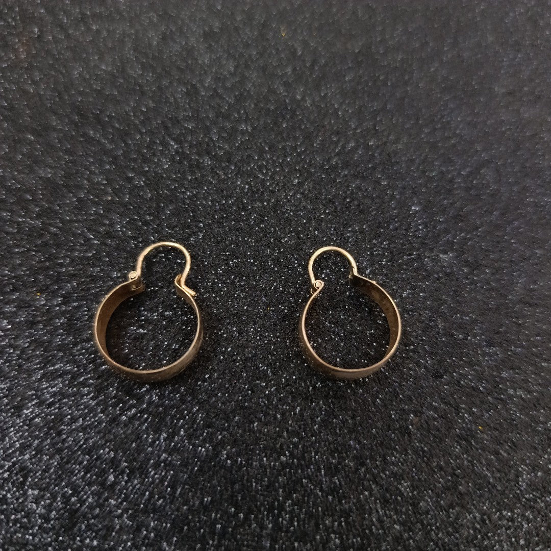 ARRACADAS PAR ORO 10 K 1.9 GRMS (SEMINUEVO)