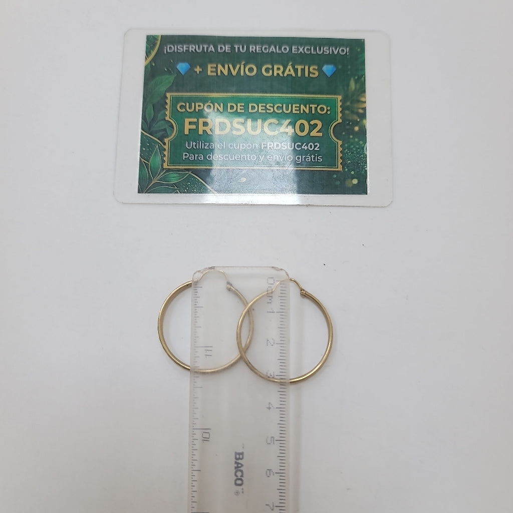 ARRACADAS PAR ORO 10 K 2.5 GRMS (SEMINUEVO)