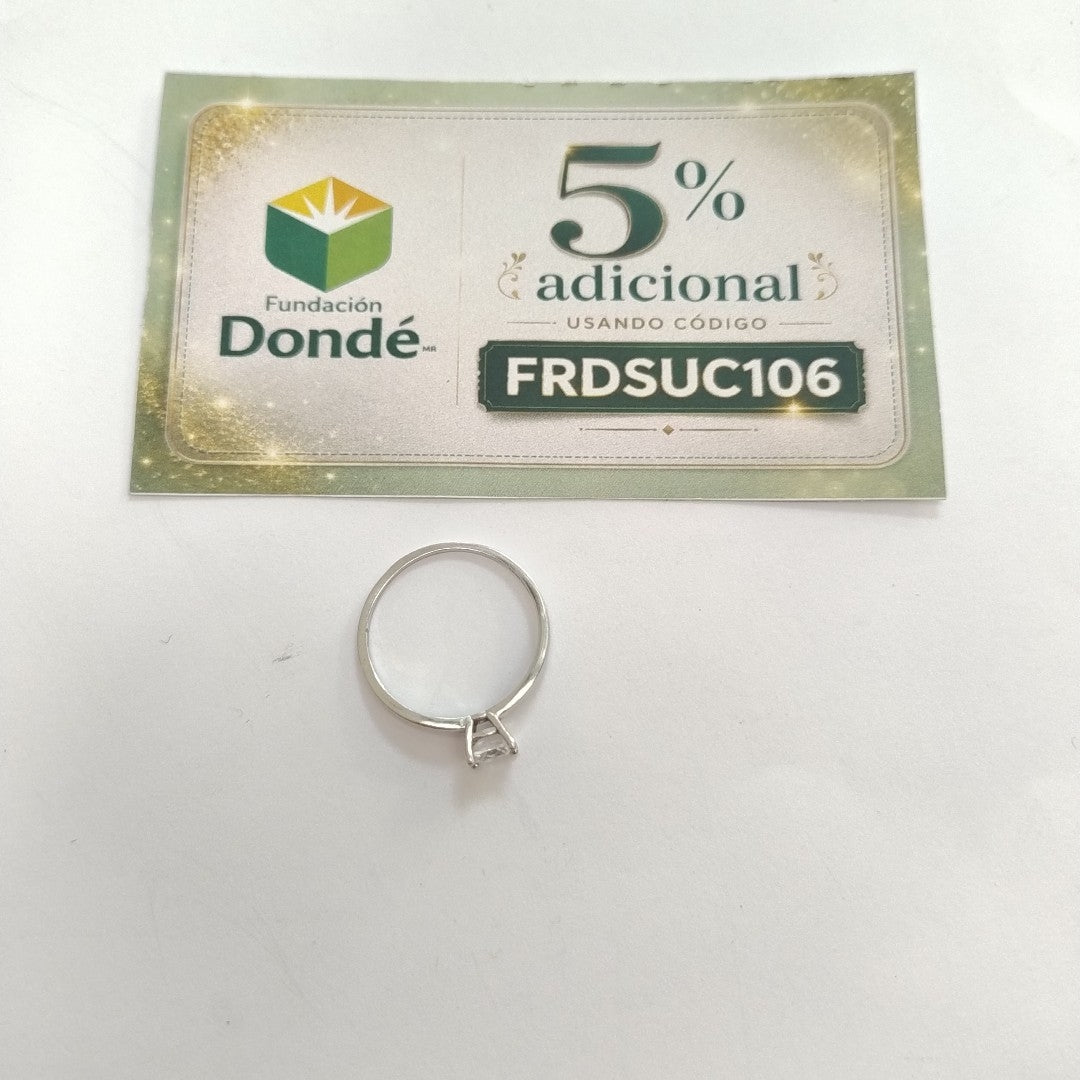 ANILLITO ORO BLANCO 14 K 1.5 GRMS (SEMINUEVO)