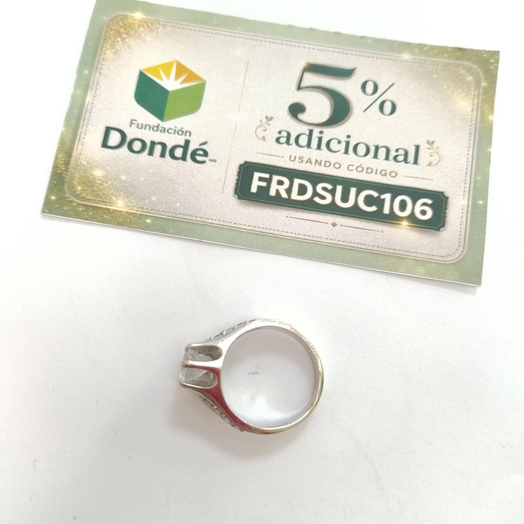 ANILLITO ORO BLANCO 14 K 5.7 GRMS (SEMINUEVO)