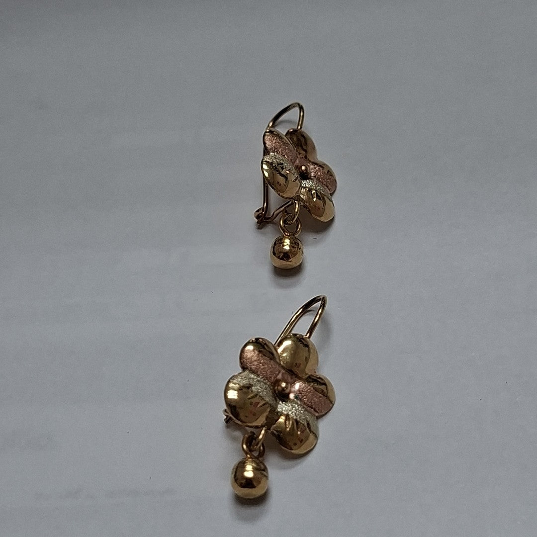 ARETES PAR ORO 10 K 2.4 GRMS (SEMINUEVO)