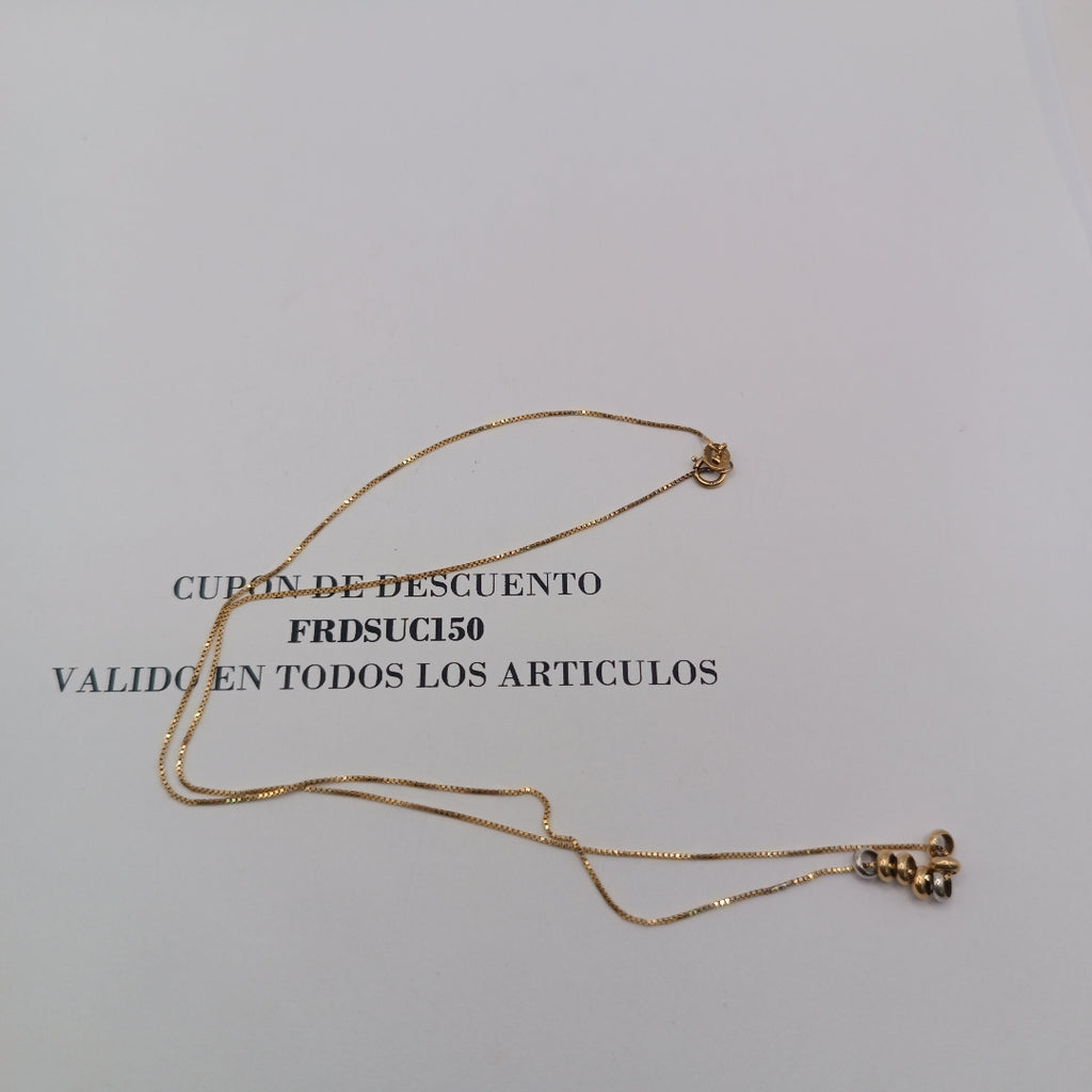 GARGANTILLA ORO 14 K 1,50 GRMS (SEMINUEVO)