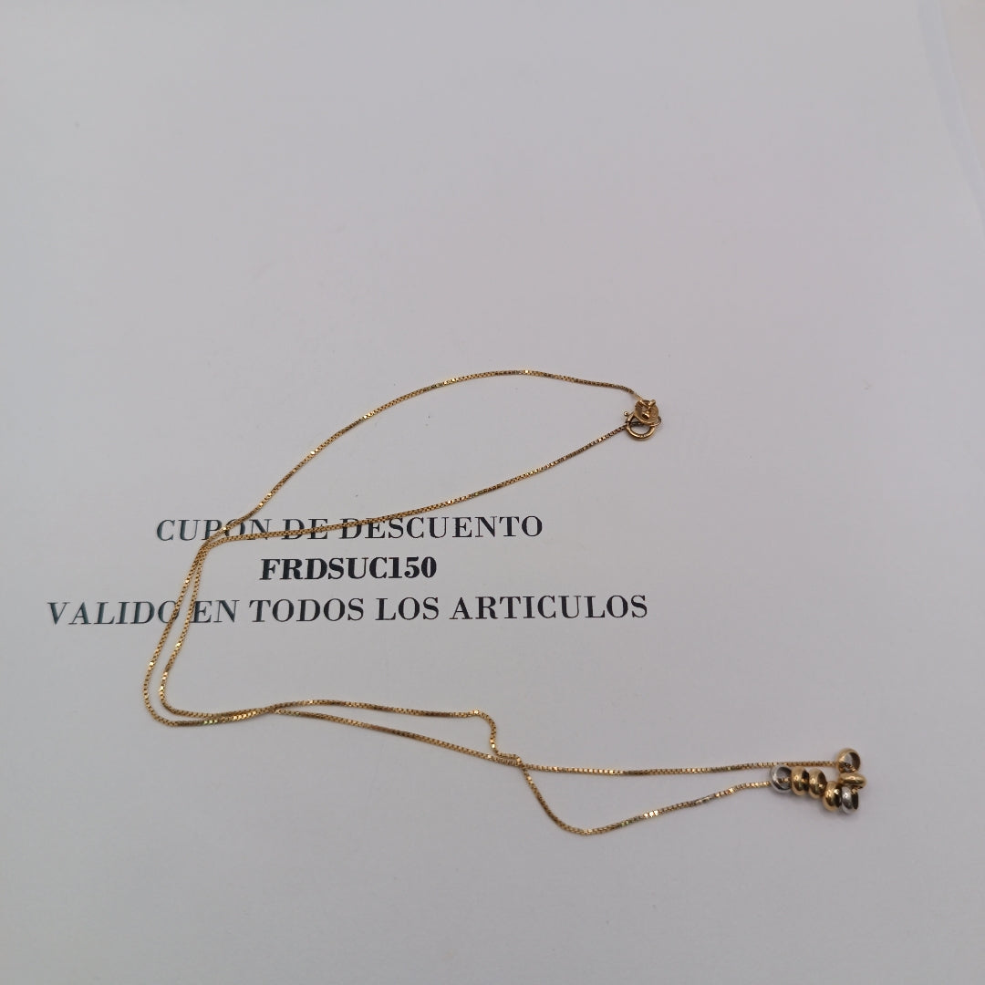 GARGANTILLA ORO 14 K 1,50 GRMS (SEMINUEVO)