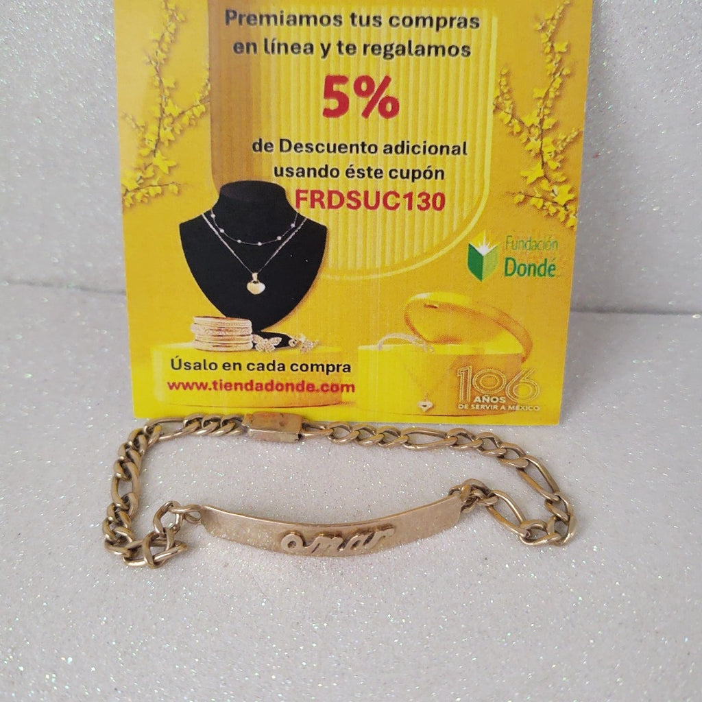 ESCLAVA ORO 10 K 6,30 GRMS (SEMINUEVO)