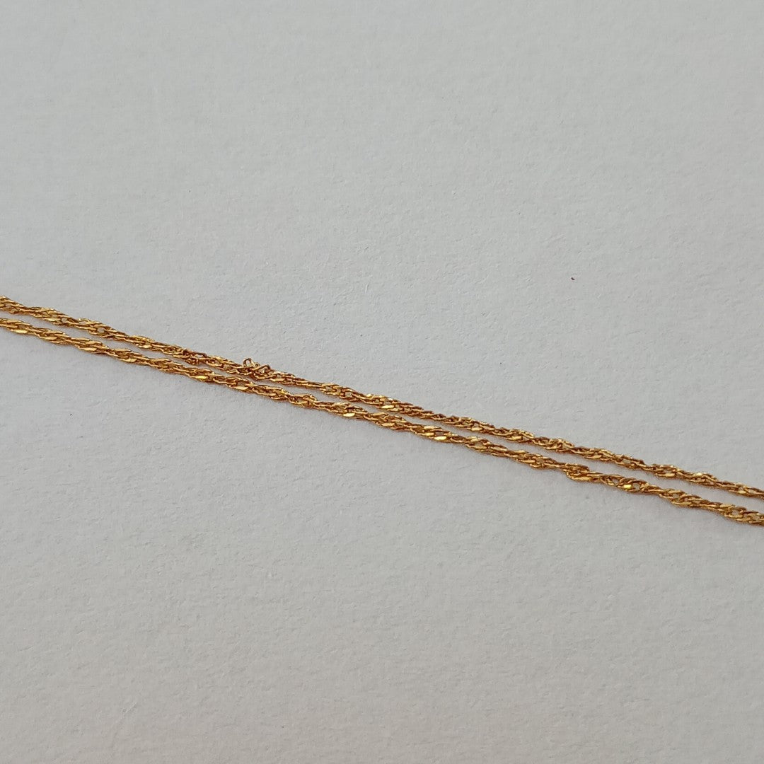 CADENA ORO 14 K 0.6 GRMS (SEMINUEVO)