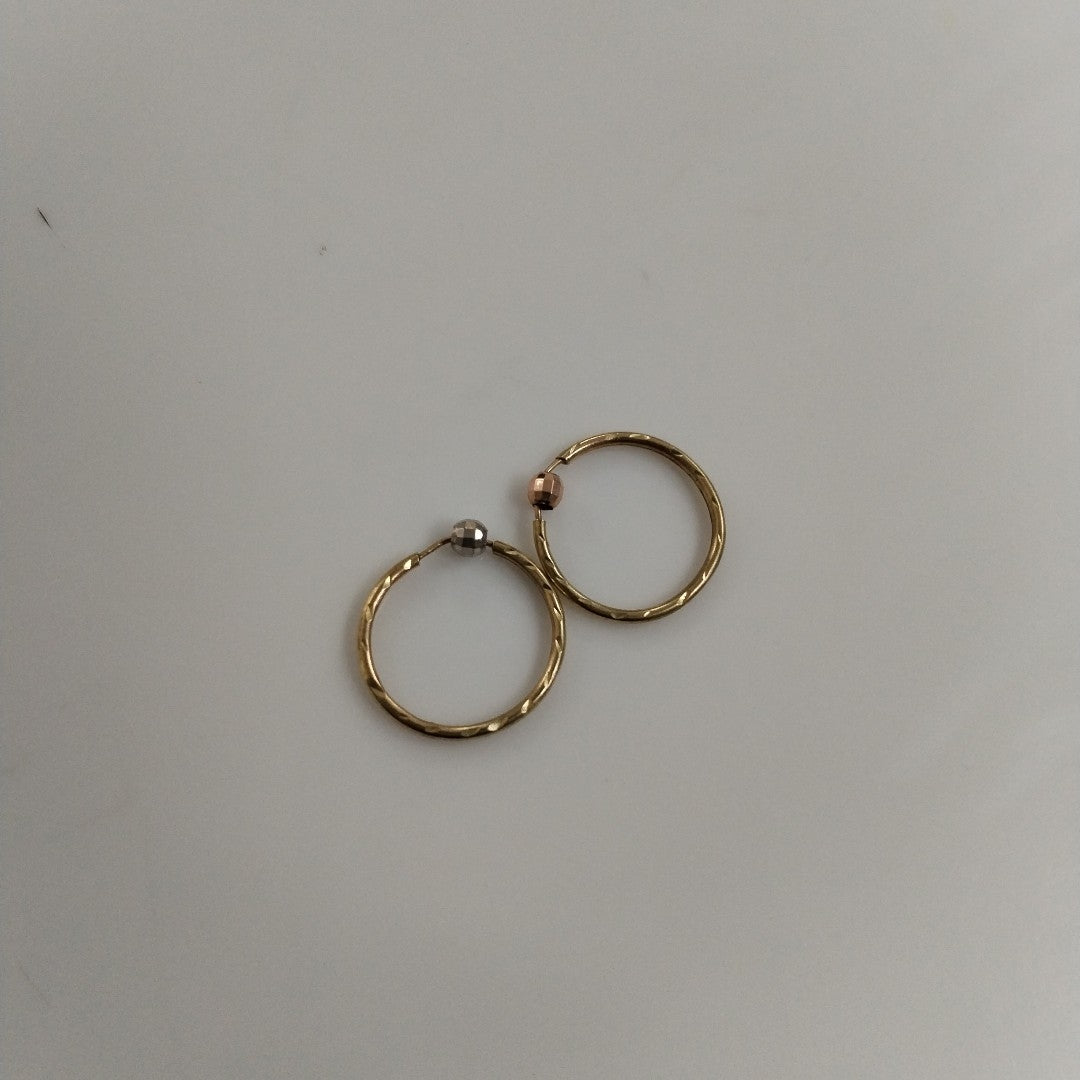 ARRACADAS PAR ORO 10 K 0.7 GRMS (SEMINUEVO)