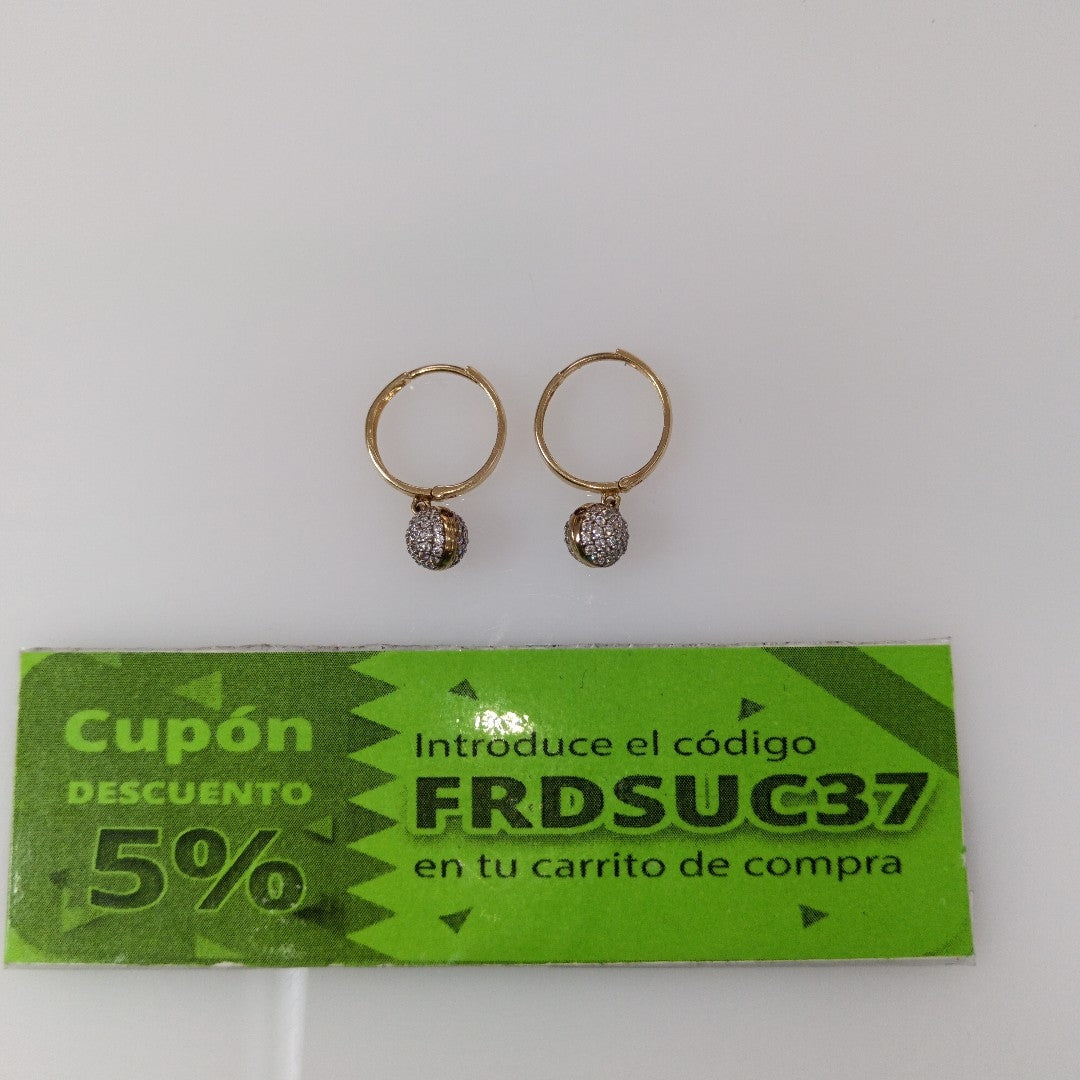 ARRACADAS PAR ORO 10 K 2.2 GRMS (SEMINUEVO)