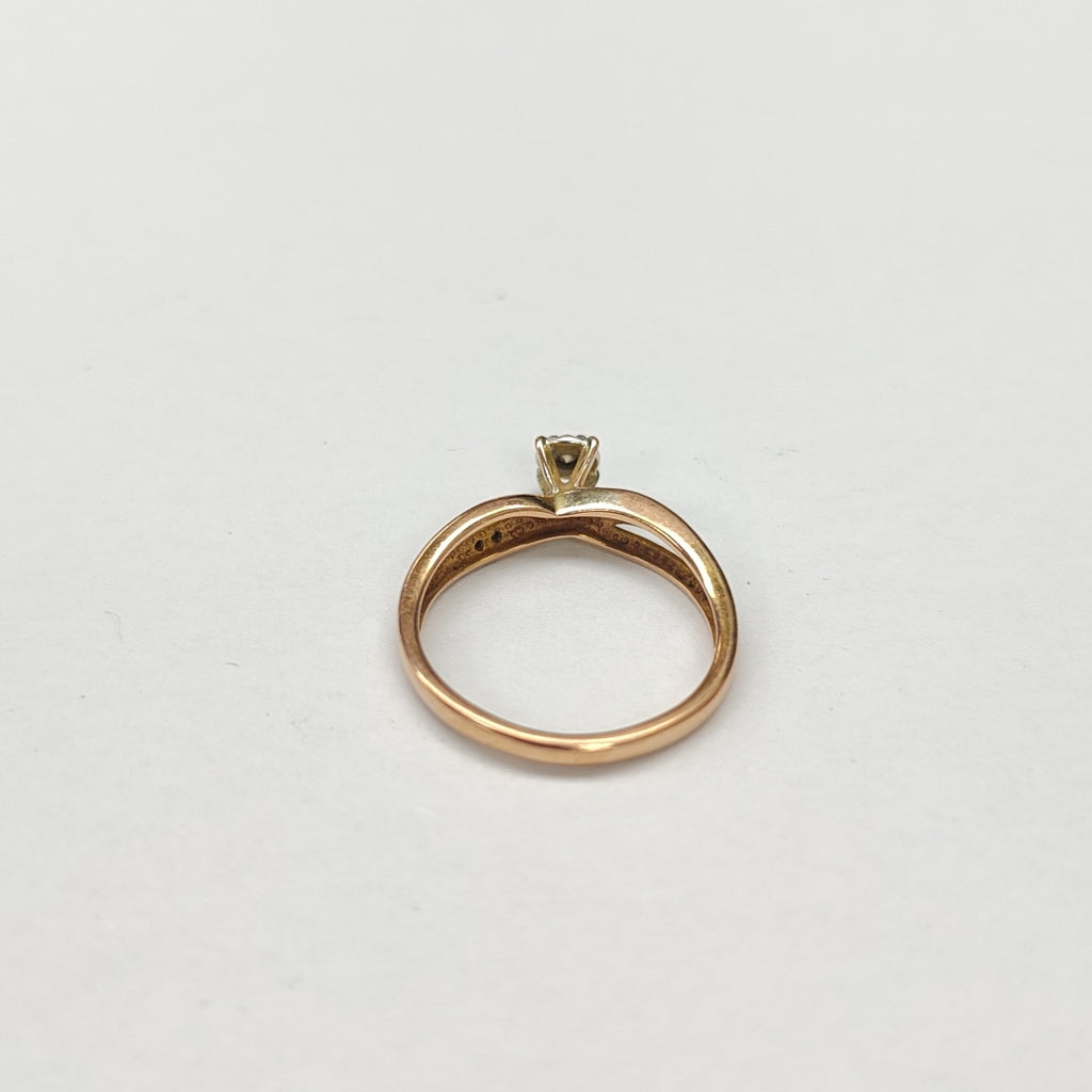 SOLITARIO ORO 14 K 2.4 GRMS (SEMINUEVO)