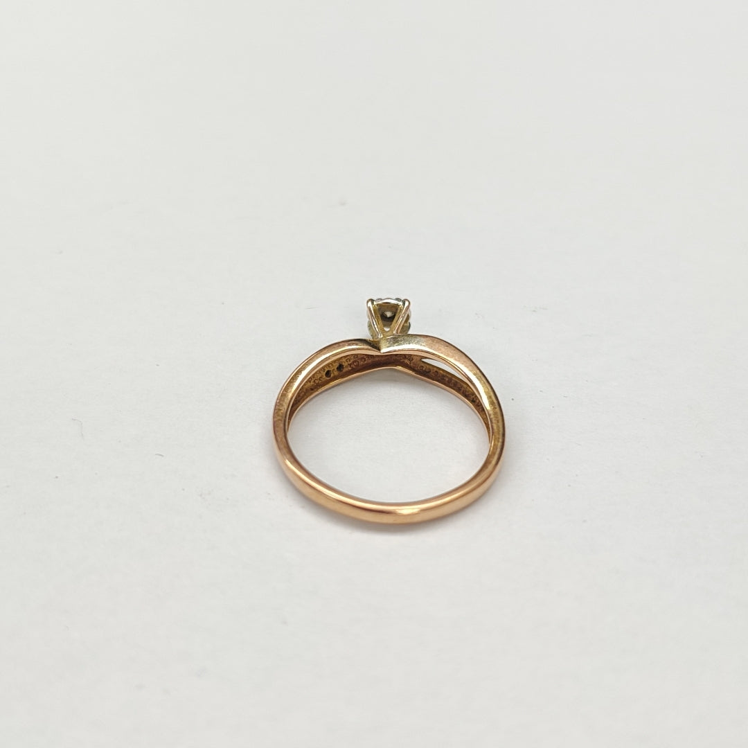SOLITARIO ORO 14 K 2.4 GRMS (SEMINUEVO)