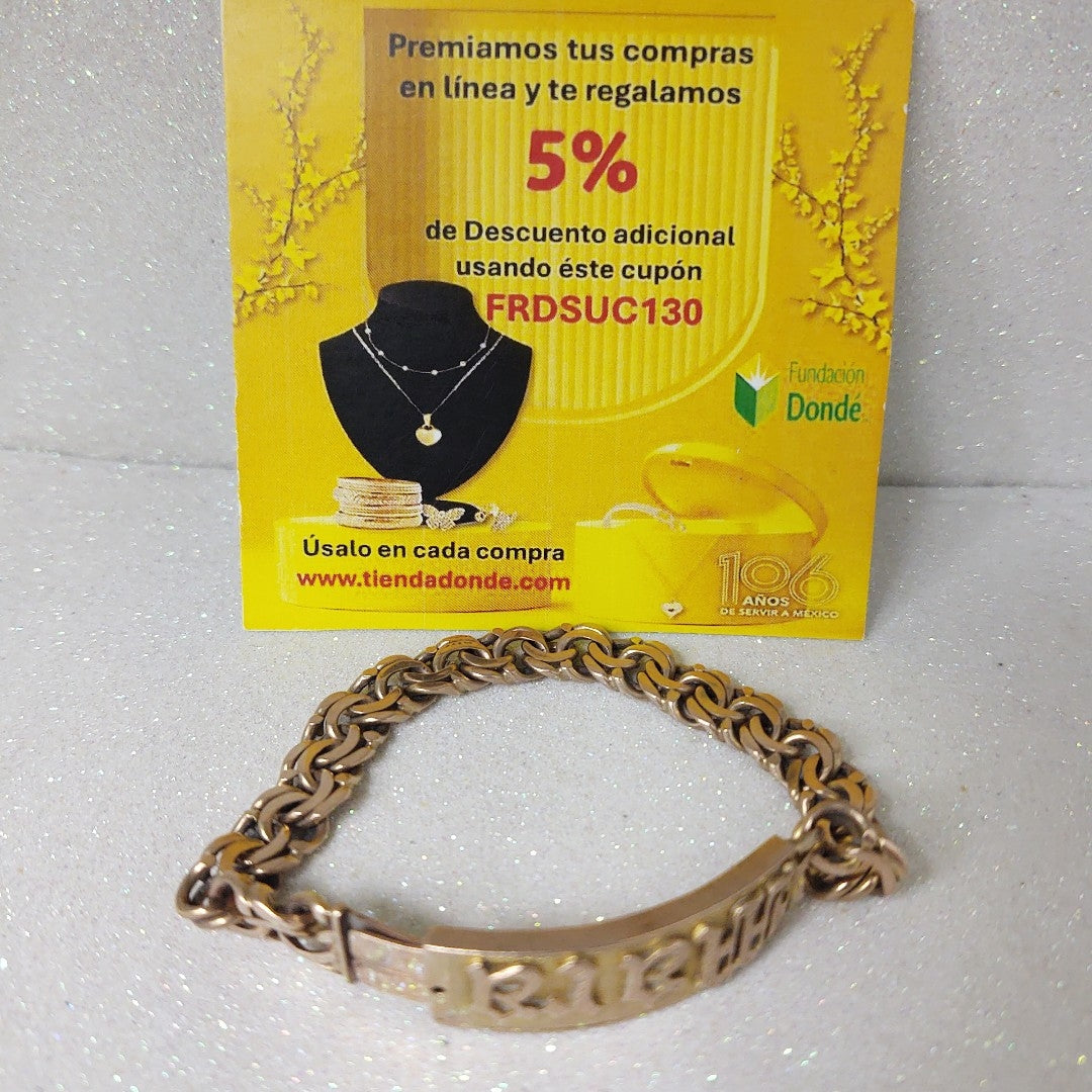 ESCLAVA ORO 10 K 19.7 GRMS (SEMINUEVO)