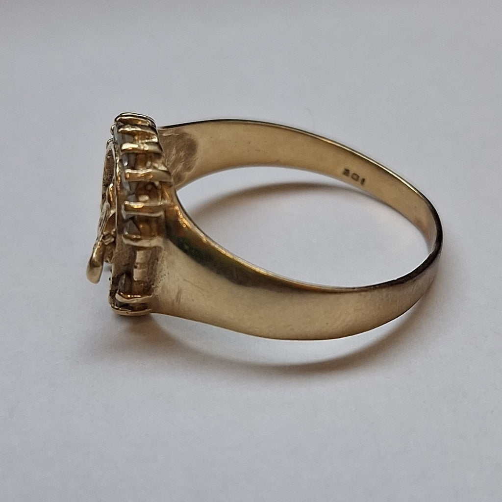 ANILLO ORO 10 K 3,80 GRMS (SEMINUEVO)