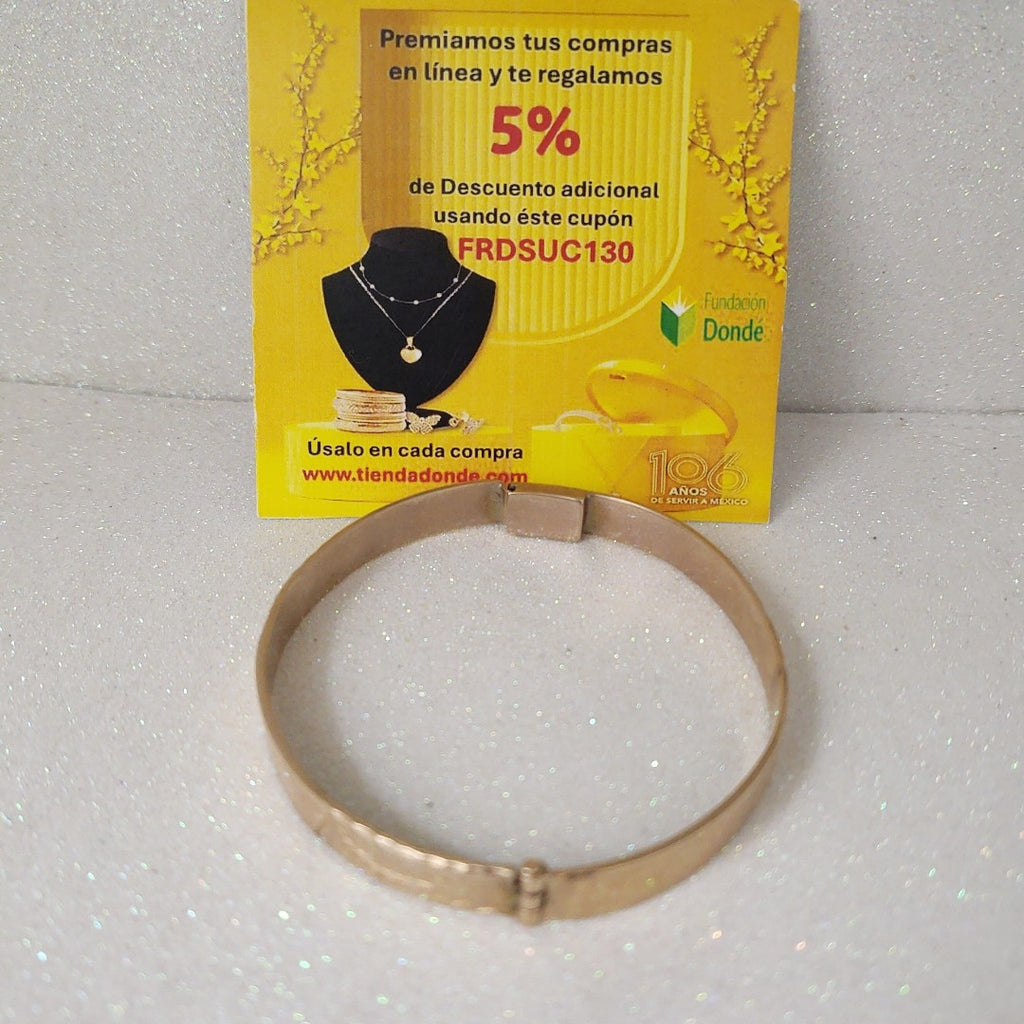 BRAZALETE ORO 10 K 18.6 GRMS (SEMINUEVO)