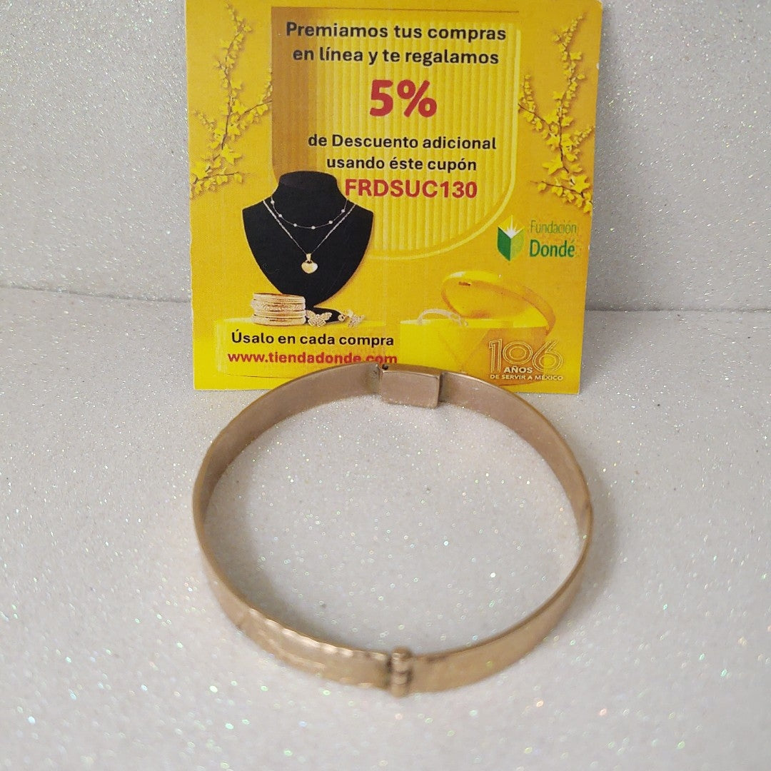 BRAZALETE ORO 10 K 18.6 GRMS (SEMINUEVO)