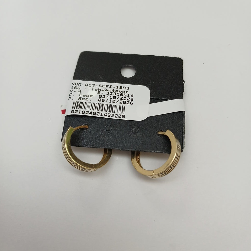 ARRACADAS PAR ORO 14 K 3.2 GRMS (SEMINUEVO)