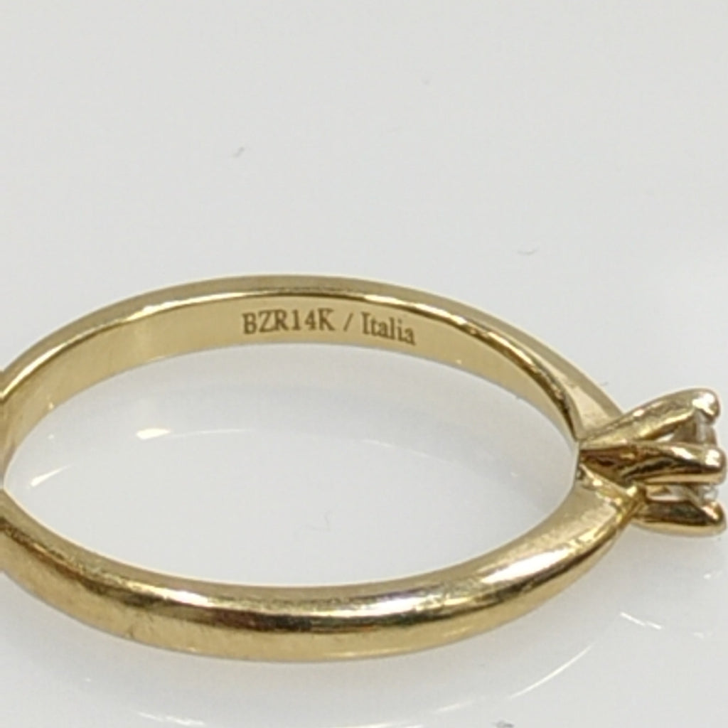 SOLITARIO ORO 14 K 2,20 GRMS (SEMINUEVO)
