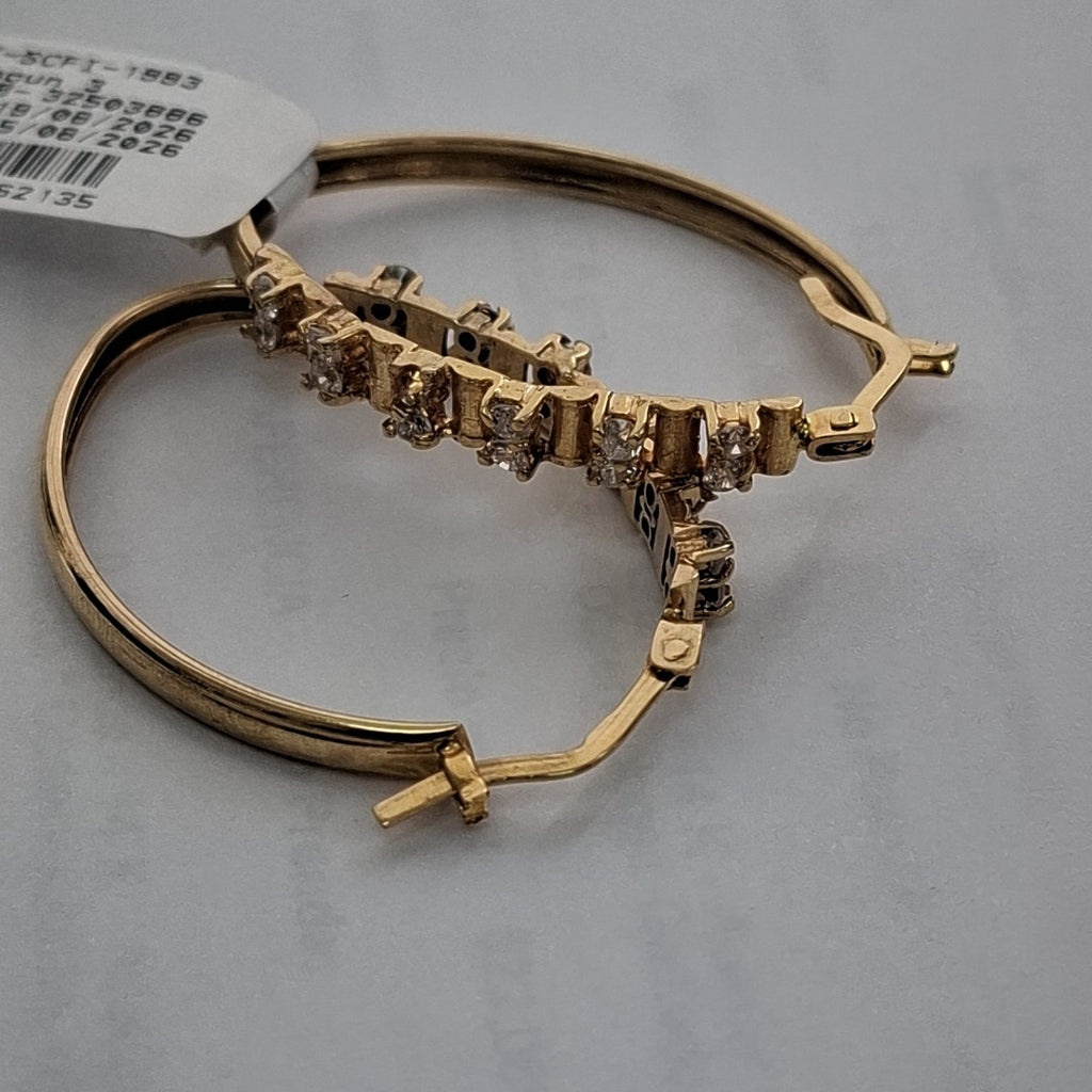 ARRACADAS PAR ORO 8 K 5,50 GRMS (SEMINUEVO)