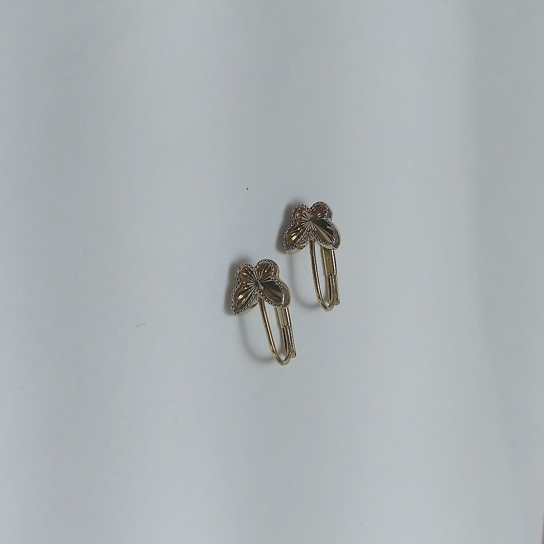 BROQUELES ORO 14K 1.8 (NUEVO)
