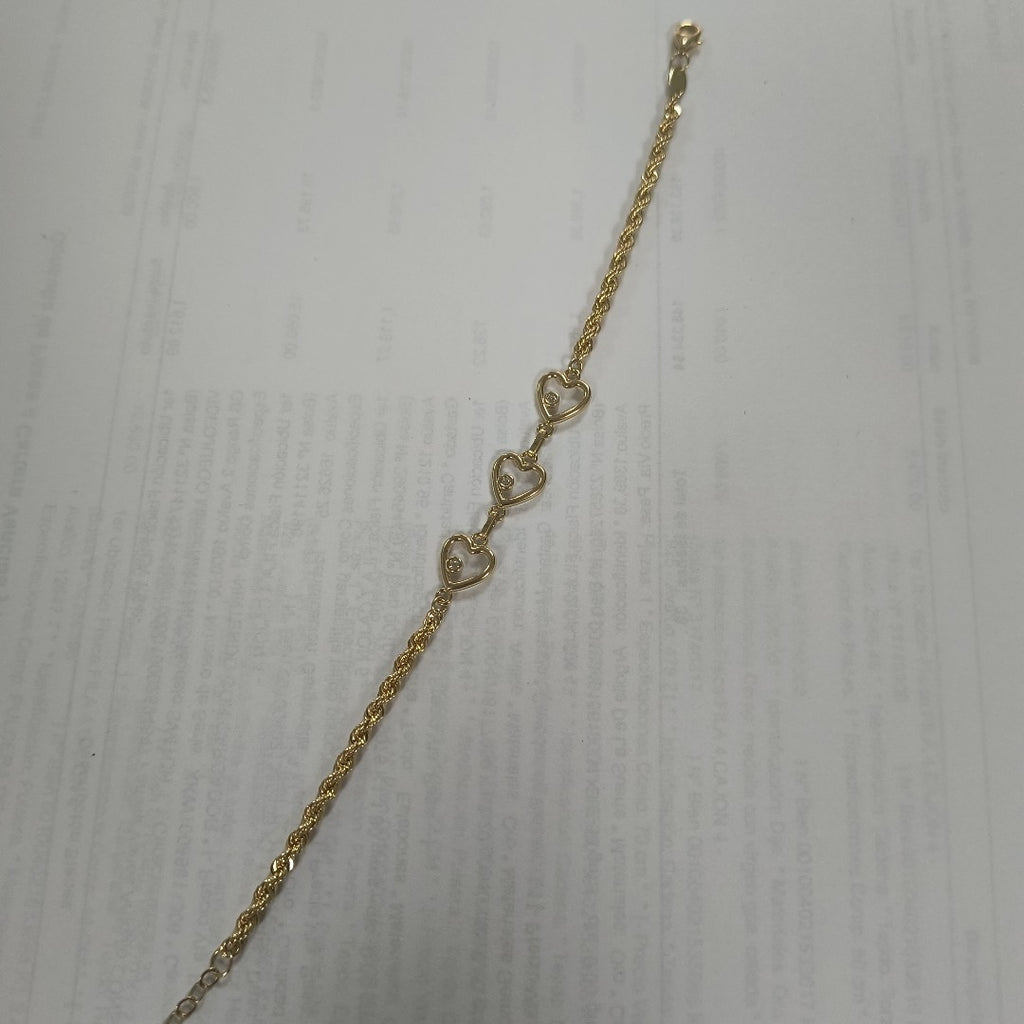 PULSERAS DAMA ORO 14K 2.6 (NUEVO)