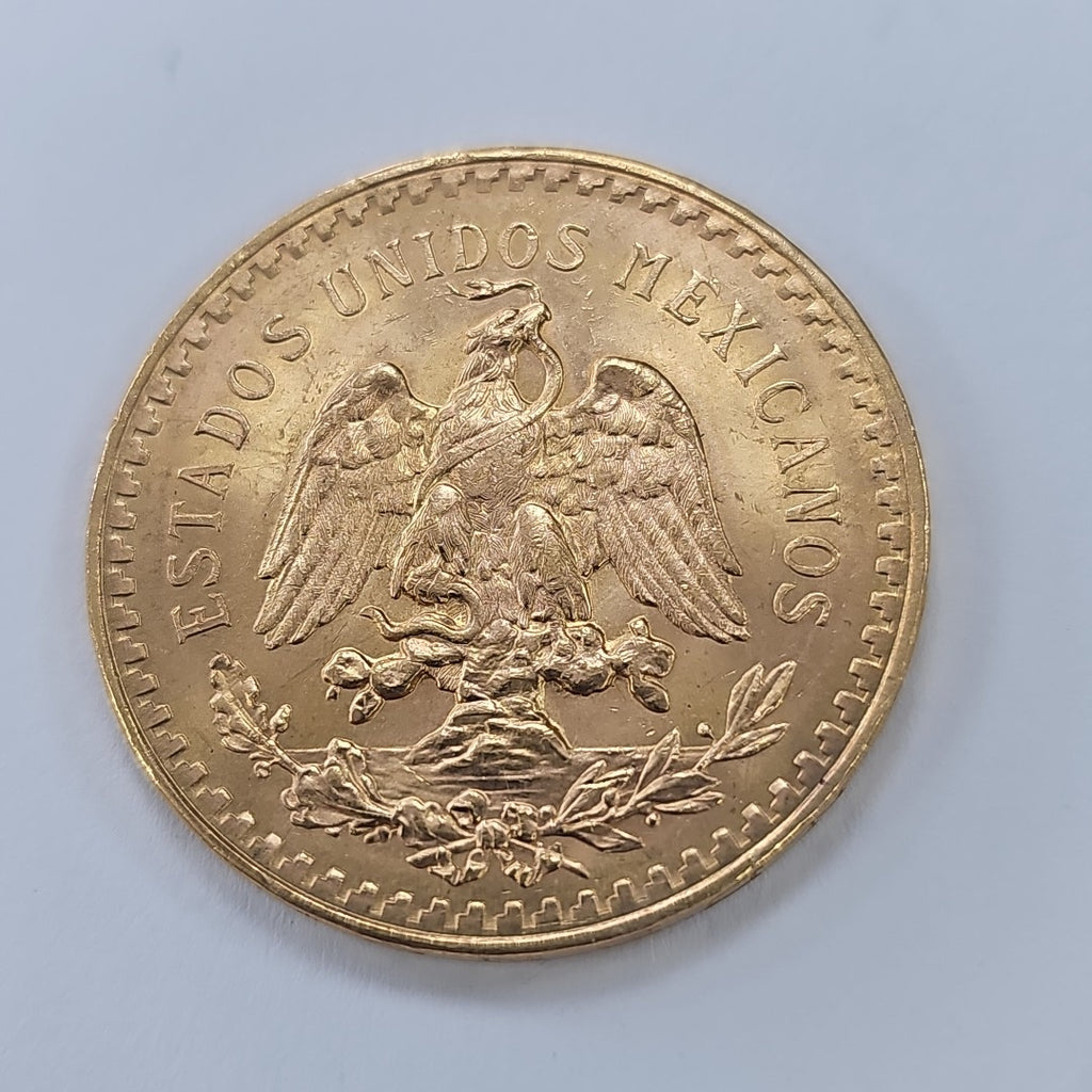 K1 41.6 GRMS 21 K IDENTIFICACIÓN MONEDA NOMINATIVA MONEDAS PESOS 50 PESOS (SEMINUEVO)