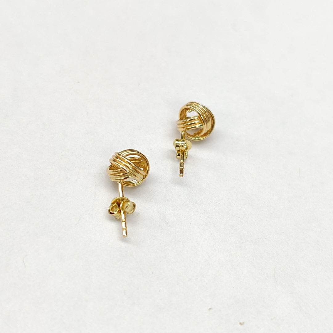 BROQUELES ORO 14K 1.8 (NUEVO)