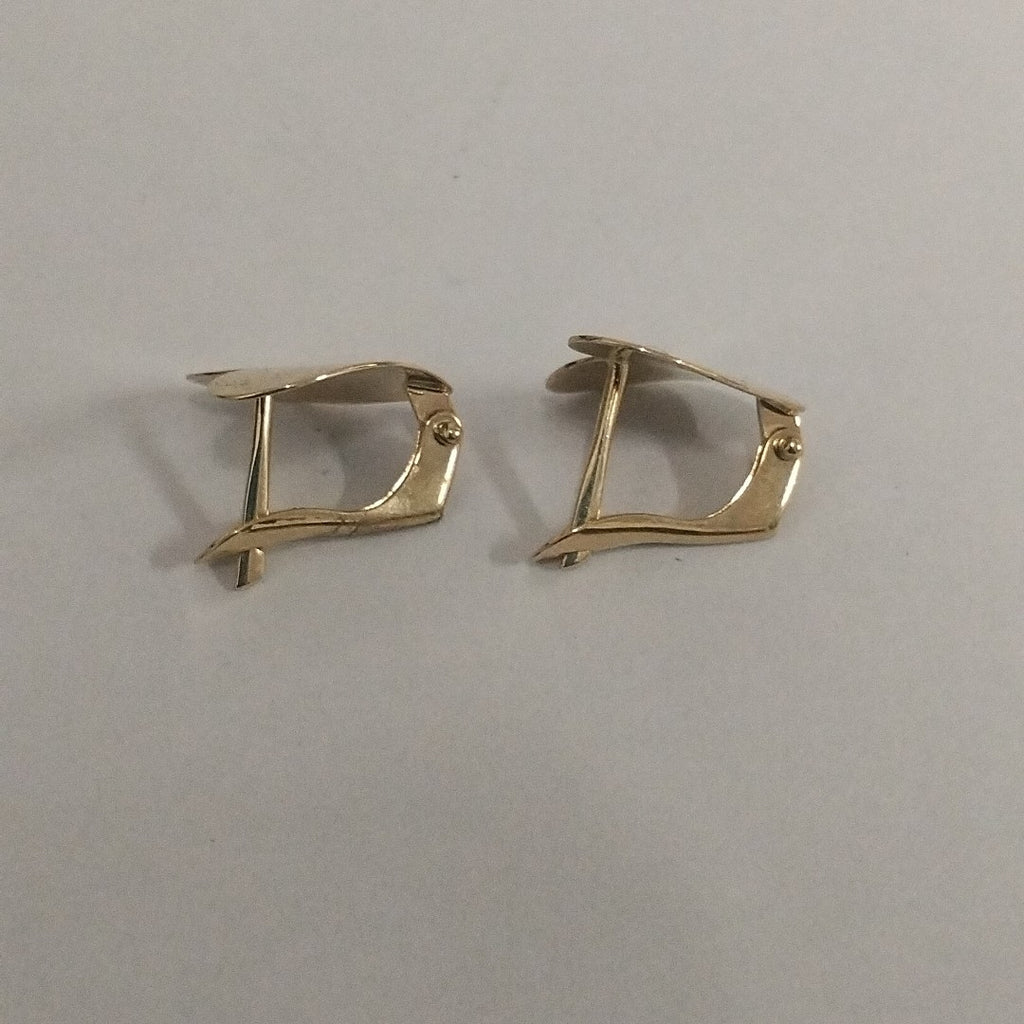 BROQUELES ORO 14K 2 (NUEVO)