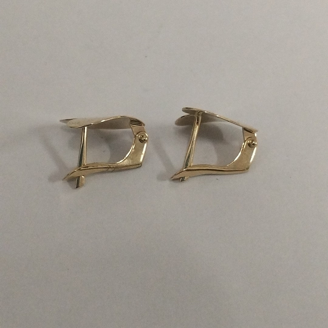 BROQUELES ORO 14K 2 (NUEVO)