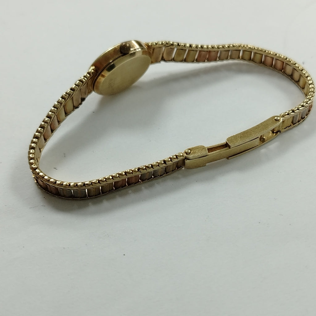 RELOJ CAJA Y PULSO ORO ORO 14 K 19 GRMS (SEMINUEVO)