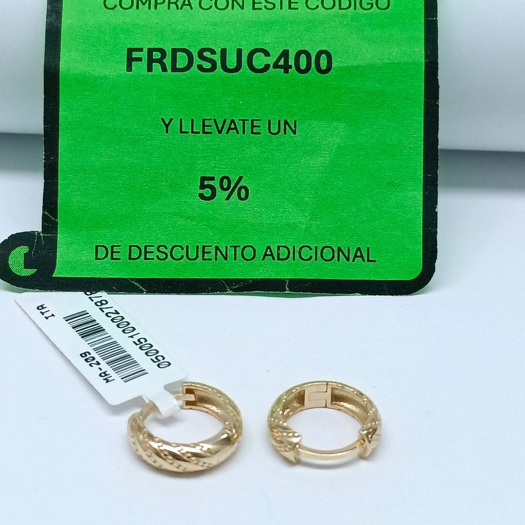 HUGGIES ORO 14K 2.4 (NUEVO)