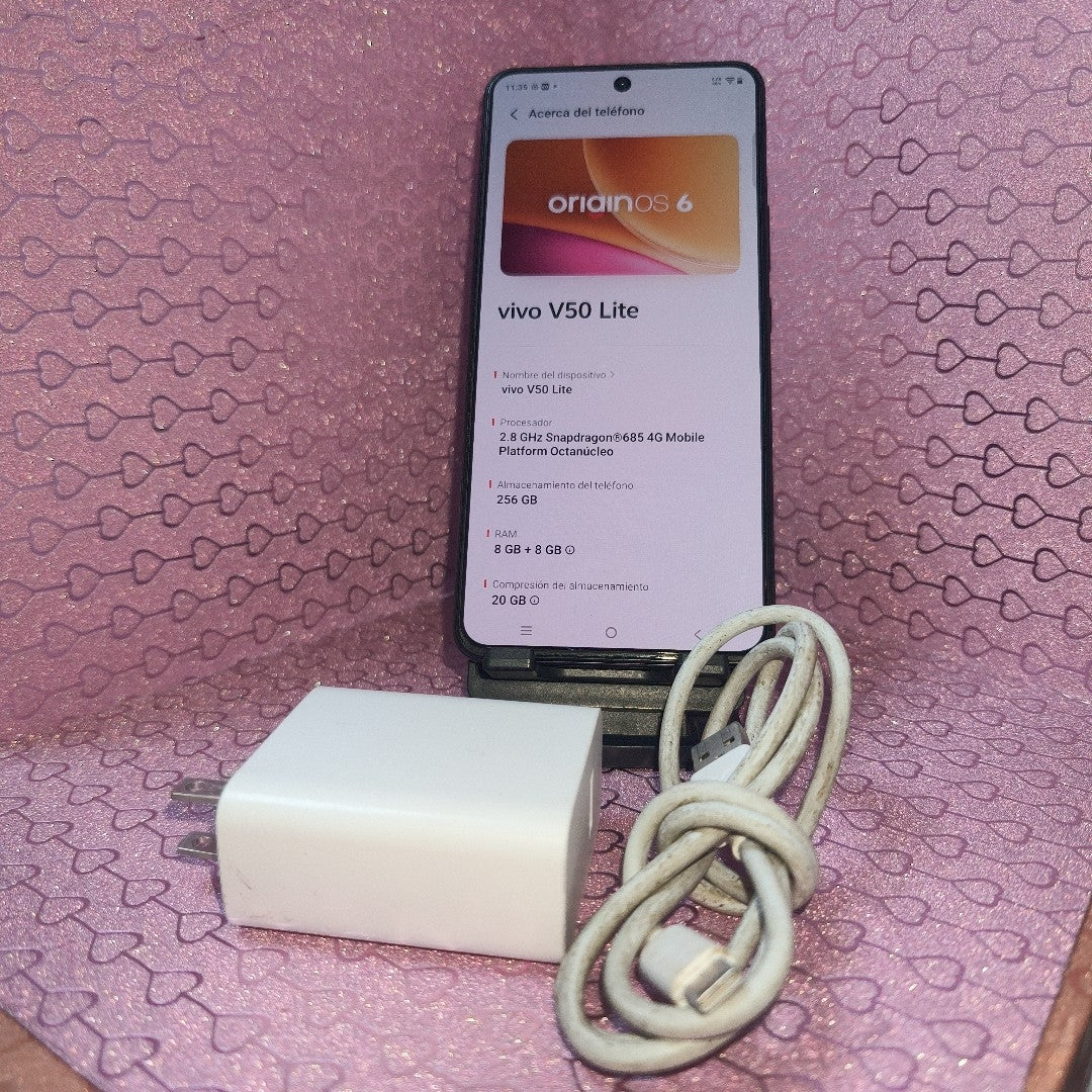 CELULAR VIVO V50 LITE V2441 (2025) 256 GB 8 GB RAM (SEMINUEVO)