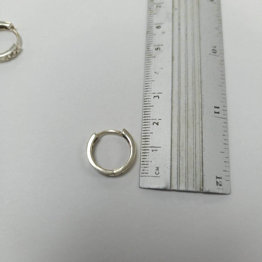 ARRACADAS LABRADAS PLATA .925 3.3 GR (NUEVO)