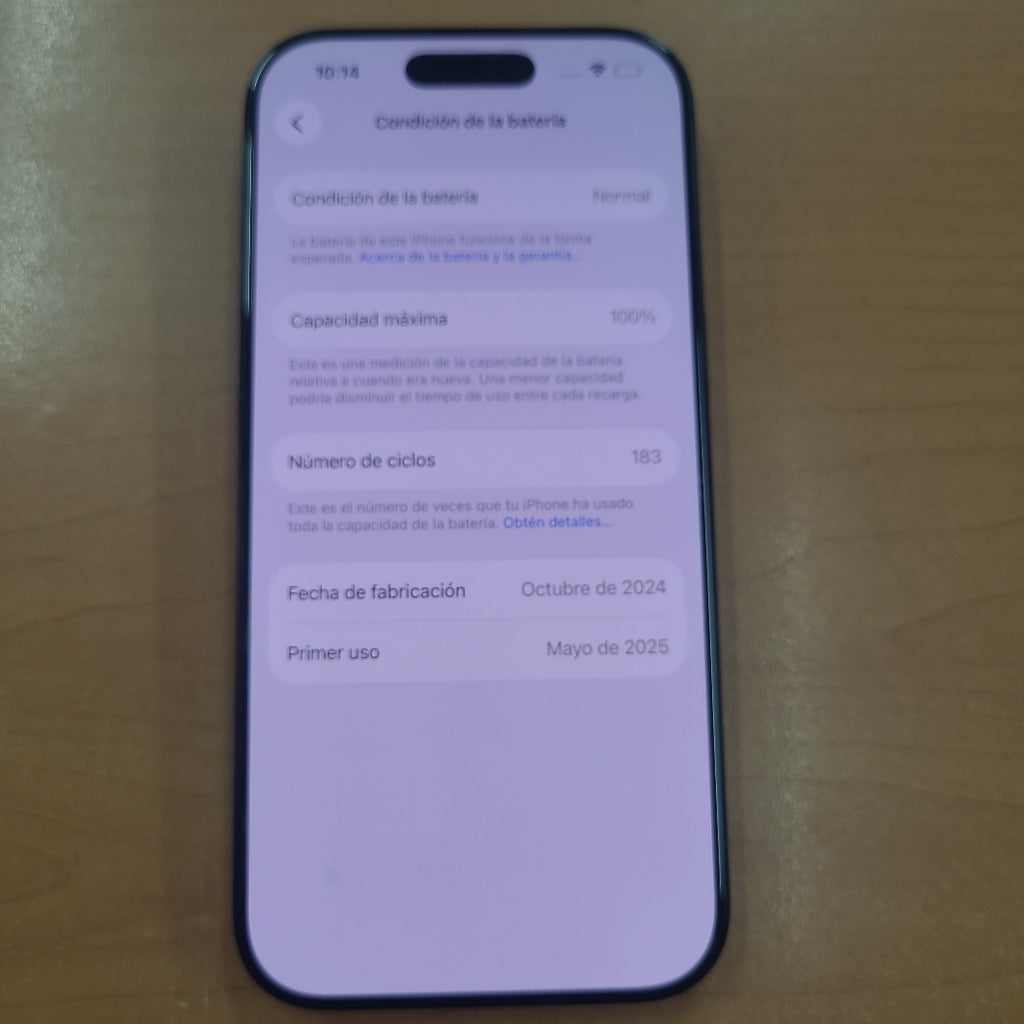 CELULAR APPLE IPHONE 16 PRO A3292 (2024) 256 GB 8 GB RAM (SEMINUEVO)