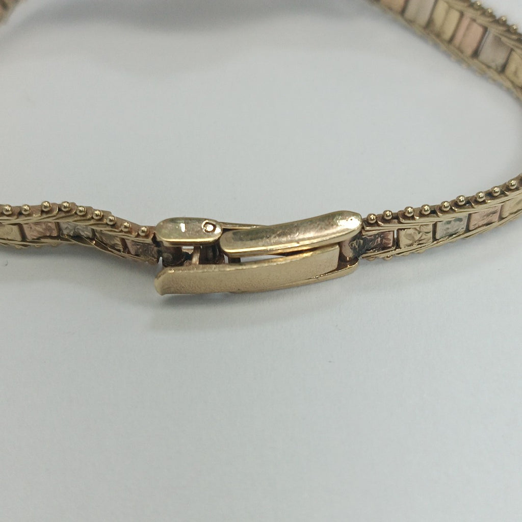 RELOJ CAJA Y PULSO ORO ORO 14 K 19.1 GRMS (SEMINUEVO)