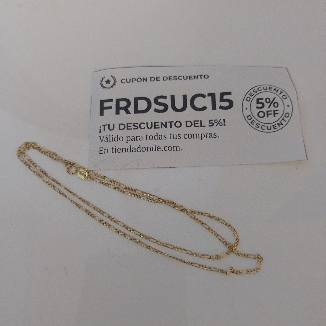CADENA ORO 14 K 0.9 GRMS (SEMINUEVO)