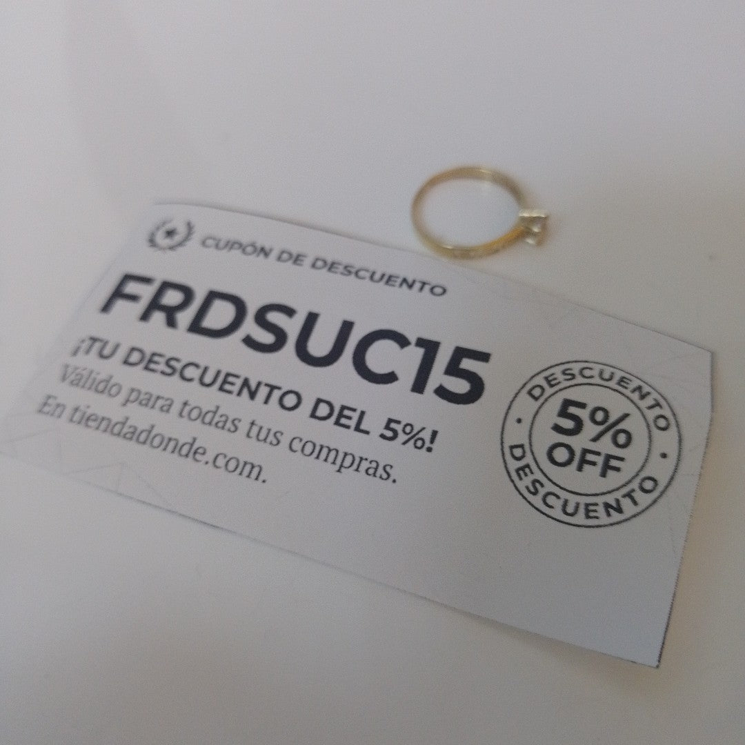ANILLITO ORO 14 K 1 GRMS (SEMINUEVO)