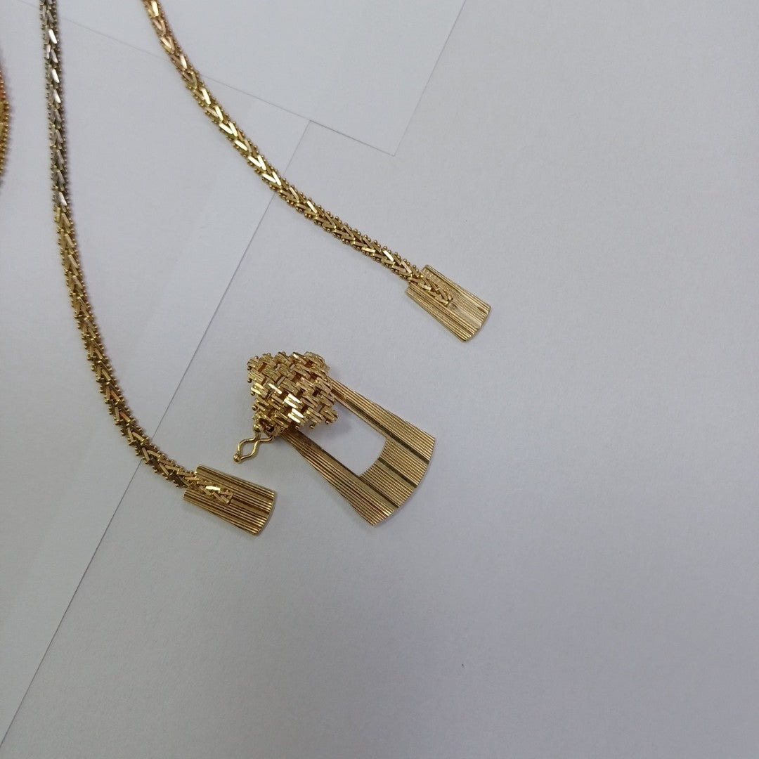 GARGANTILLA ORO,ORO COMBINADO 14 K 29,70 GRMS (SEMINUEVO)