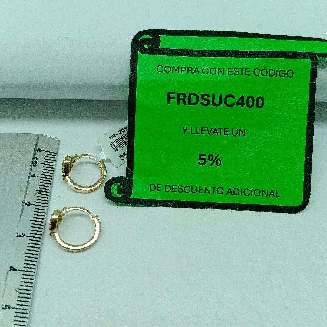 HUGGIES ORO 14K 1.7 (NUEVO)
