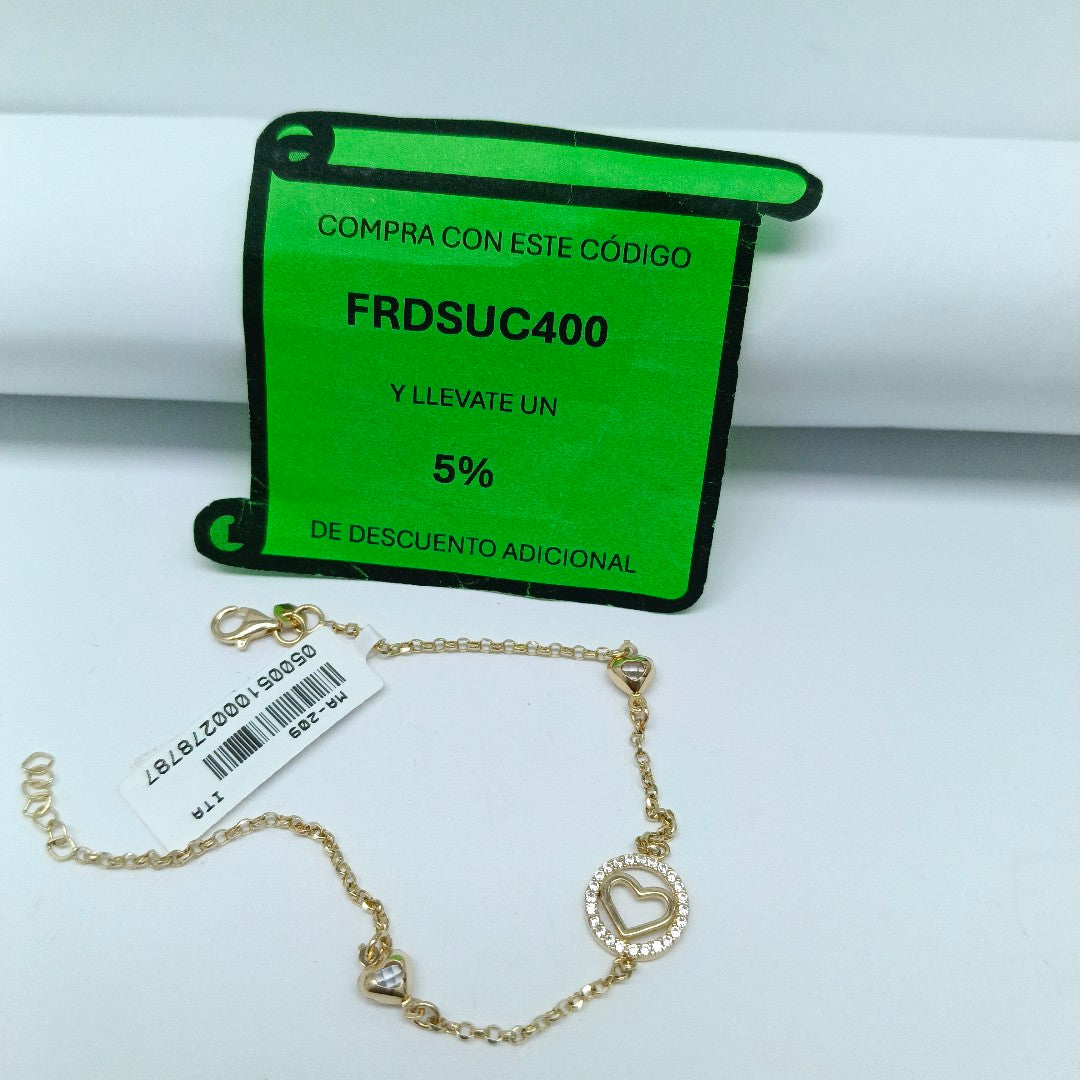 PULSERAS DAMA ORO 14K 2 (NUEVO)