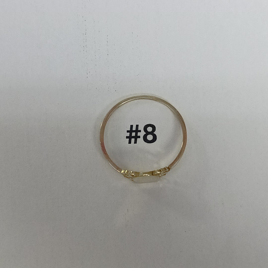 ANILLOS ANILLITO 10K TALLA 8 1 GR (NUEVO)