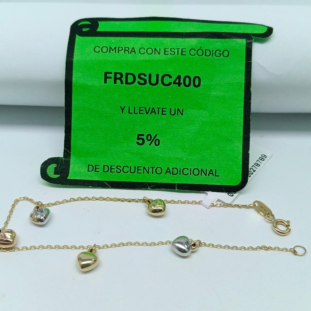 PULSERAS DAMA ORO 14K 2 (NUEVO)