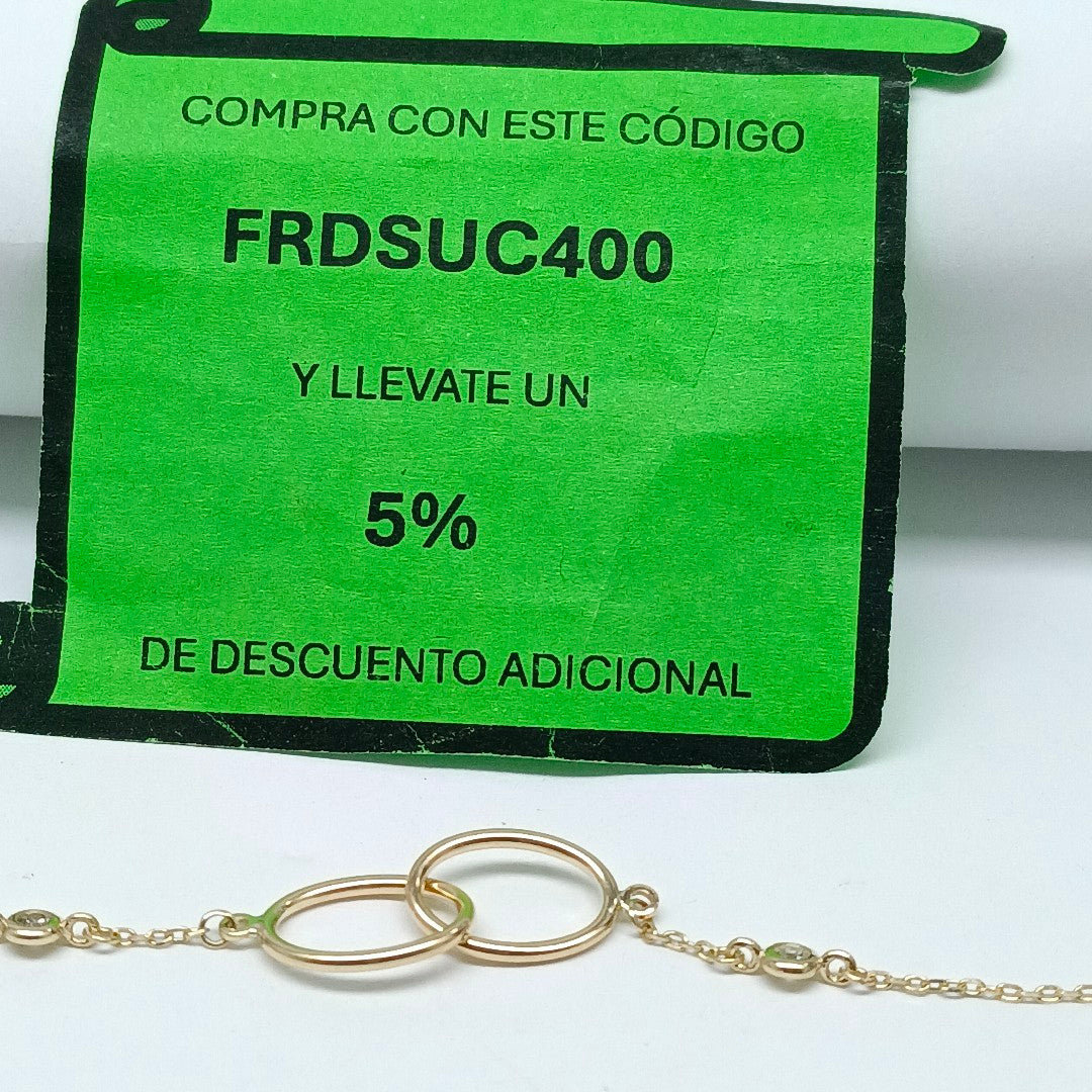 PULSERAS DAMA ORO 14K 1.3 (NUEVO)