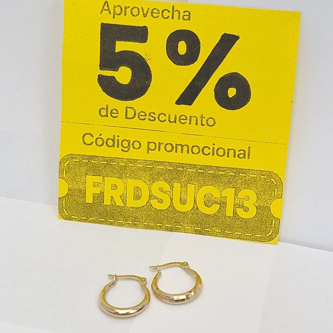 ARRACADAS ORO 14K 1.4 (NUEVO)
