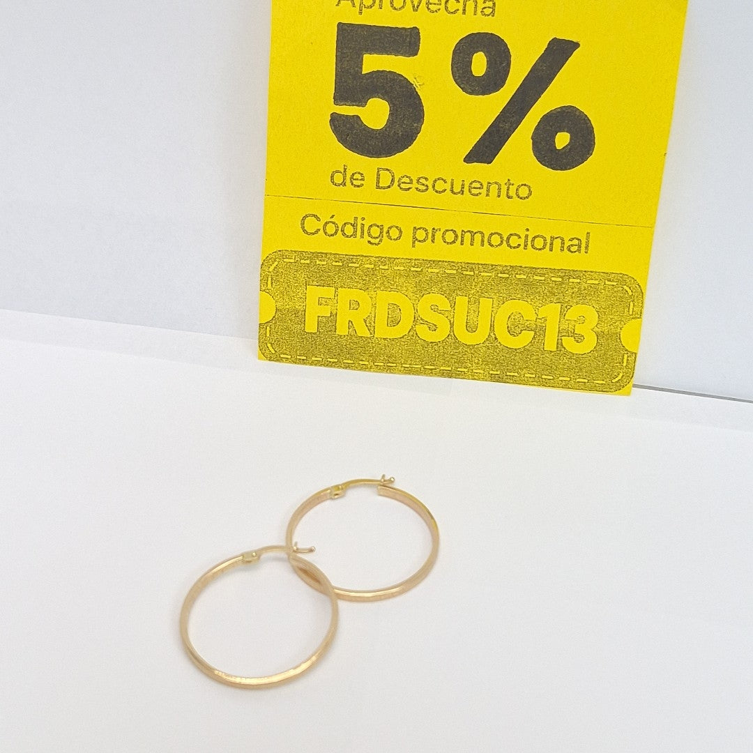 ARRACADAS ORO 14K 1.9 (NUEVO)