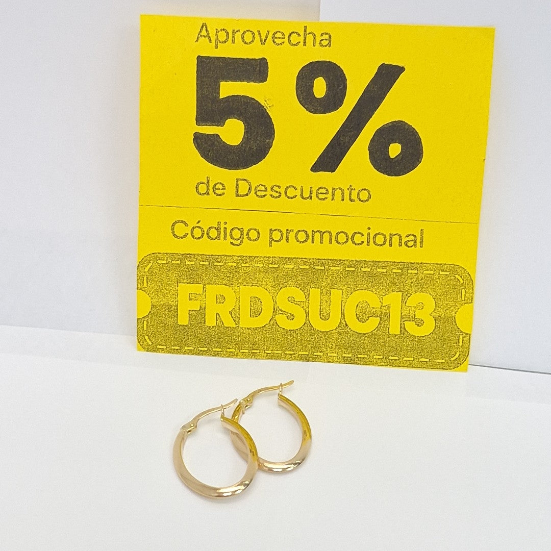 ARRACADAS ORO 14K 1.4 (NUEVO)