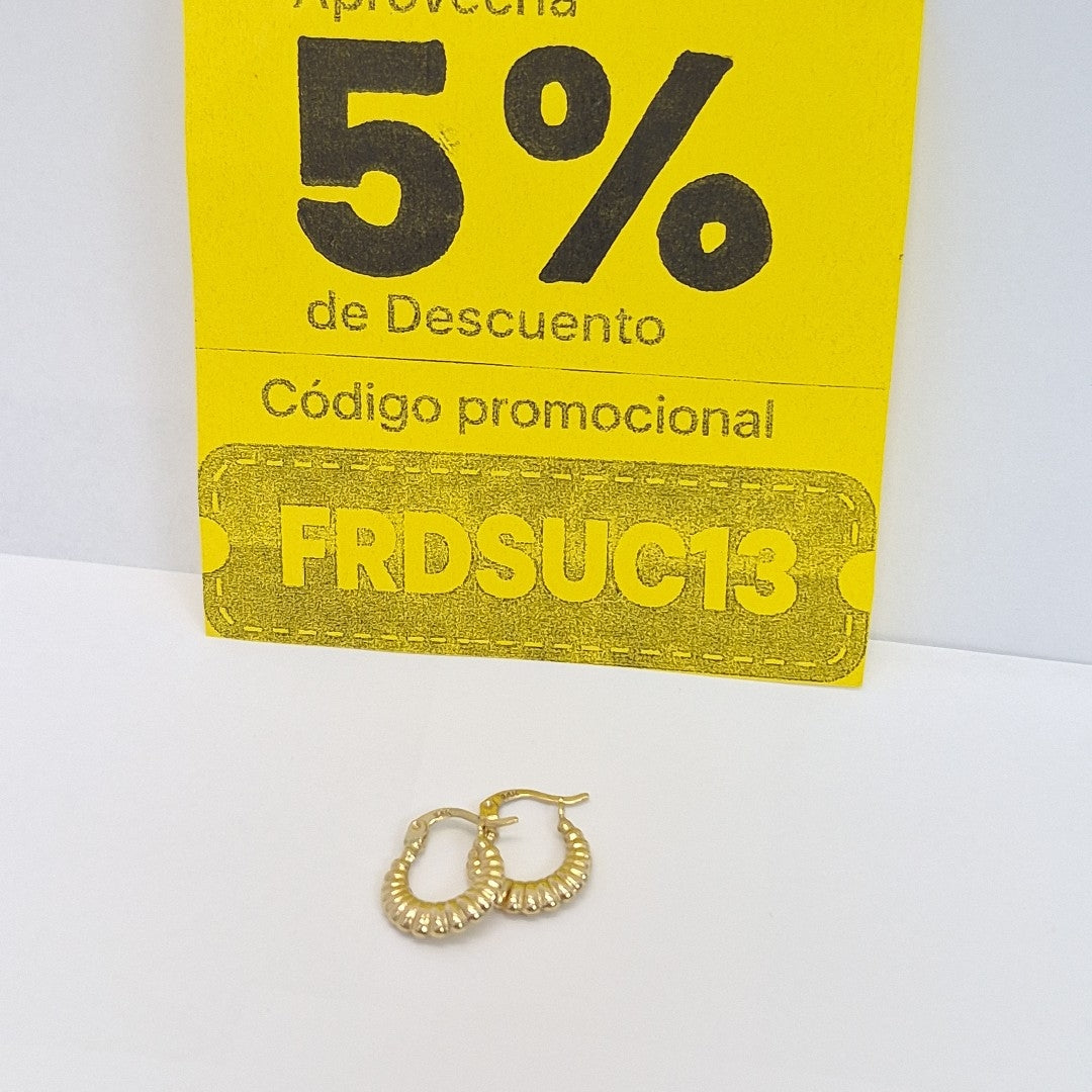 ARRACADAS ORO 14K 1.1 (NUEVO)