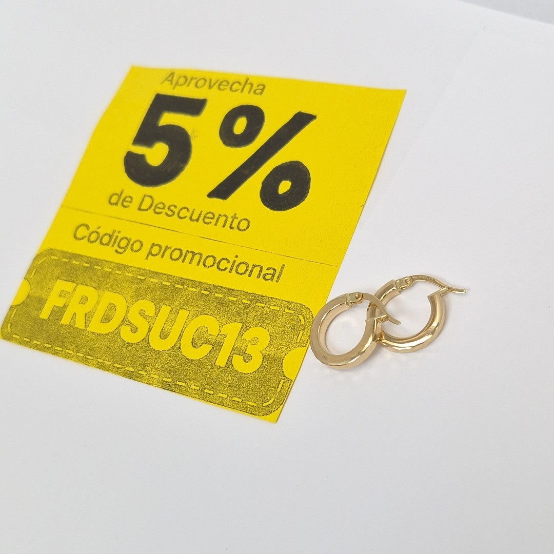 ARRACADAS ORO 14K 1.6 (NUEVO)