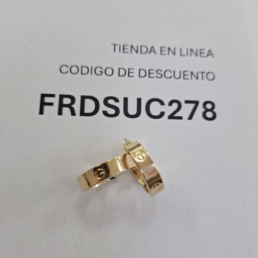 ARRACADAS ORO 14K 2.4 (NUEVO)