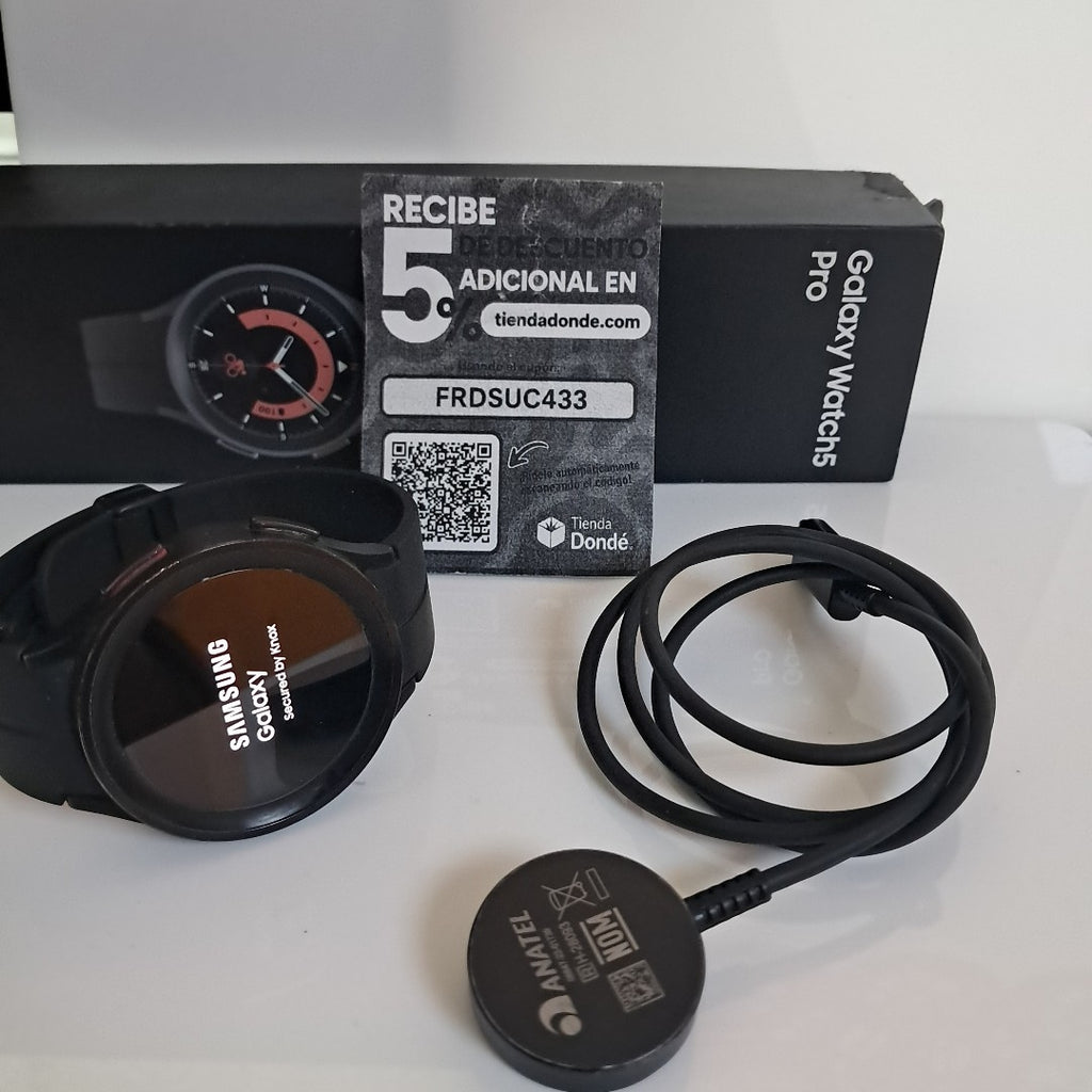 SMARTWATCH SAMSUNG GALAXY WATCH 5 PRO SM-R920 45 MM GPS (SEMINUEVO)